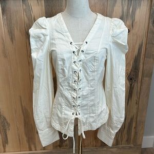 Free People Western Corset Top